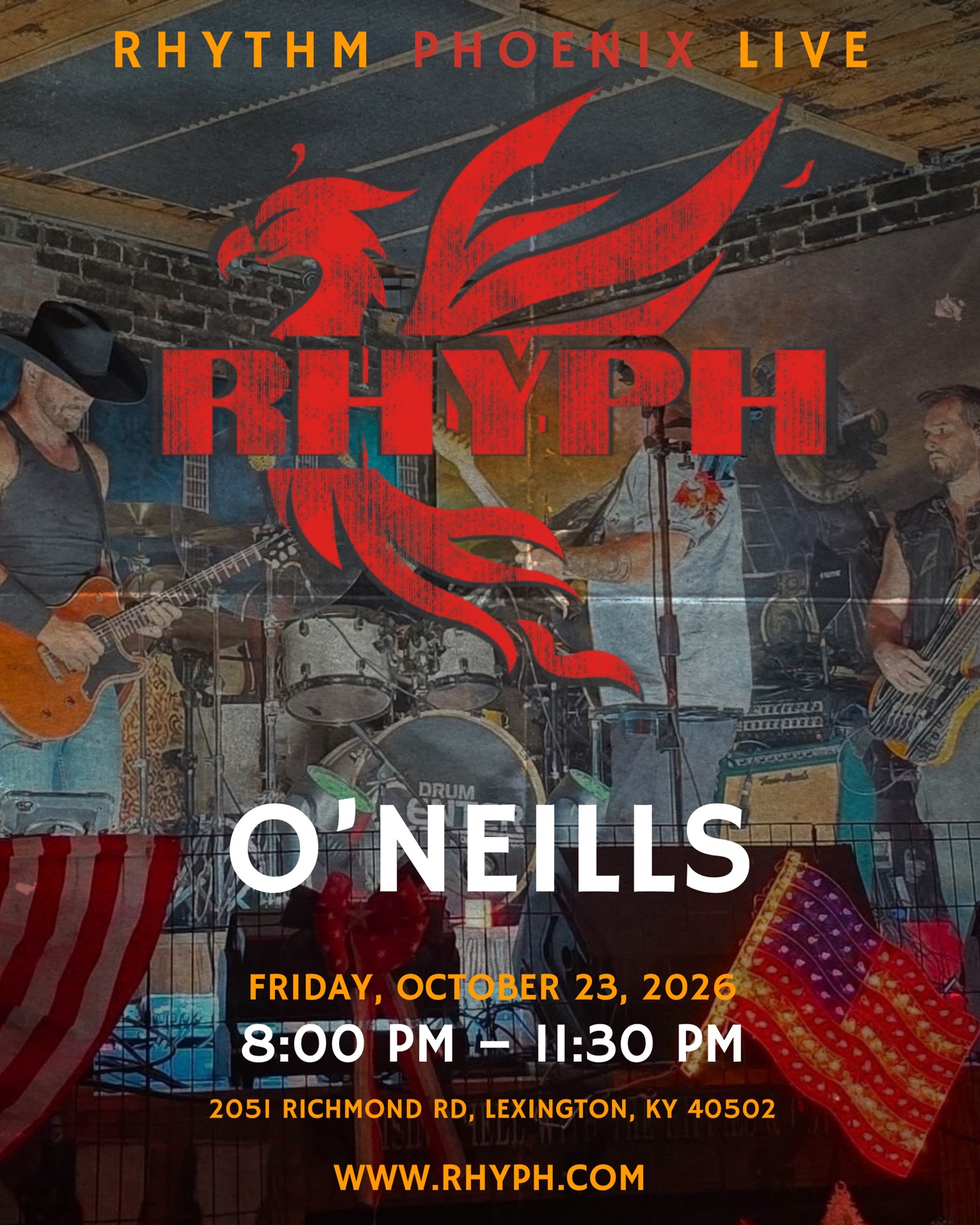 Rhythm Phoenix Live at O’Neills event poster
