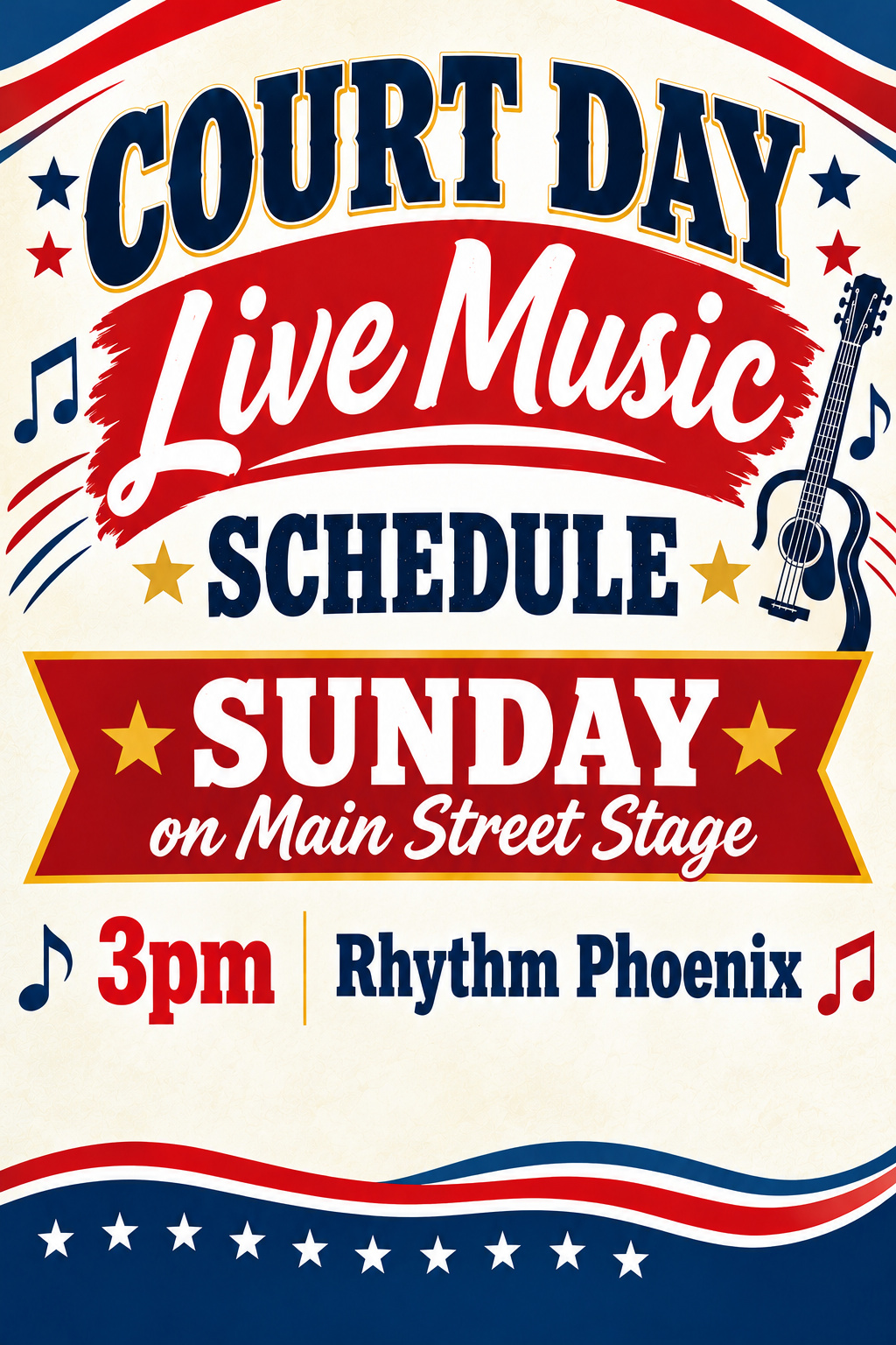 Rhythm Phoenix Live at October Court Day Festival event poster